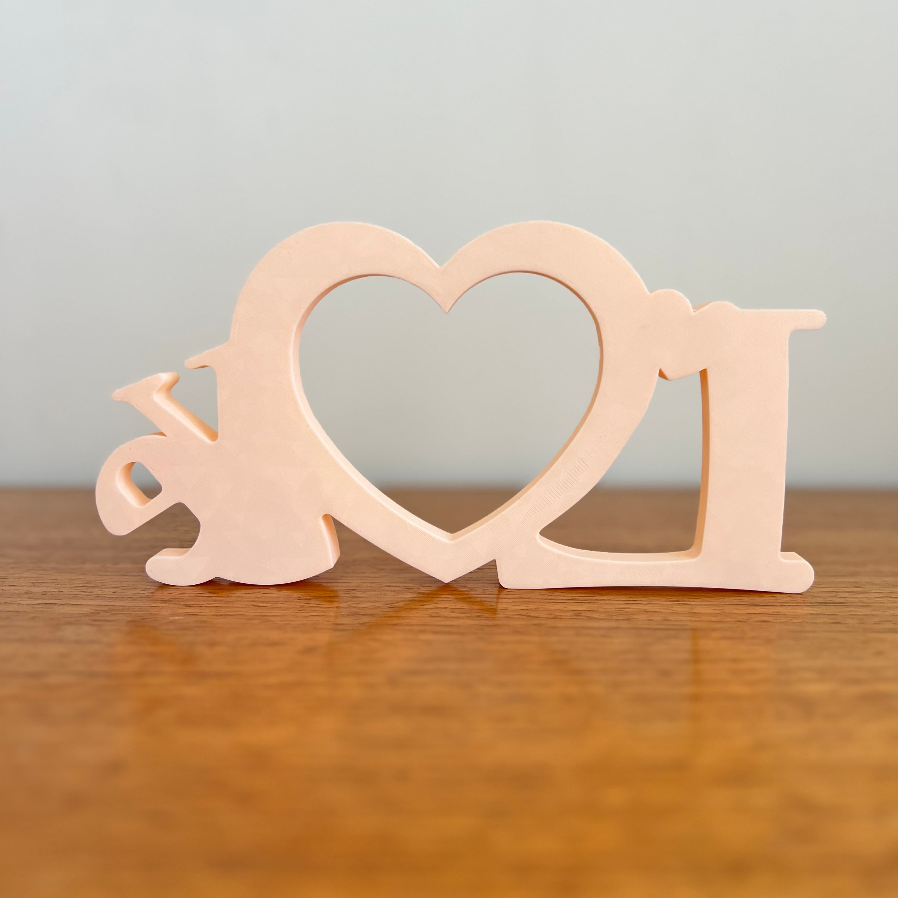 Love Ornament 3d model