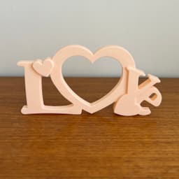 Love Ornament 3d model