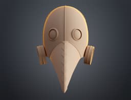 Galgali Fiend Mask - Chainsaw Man 3d model