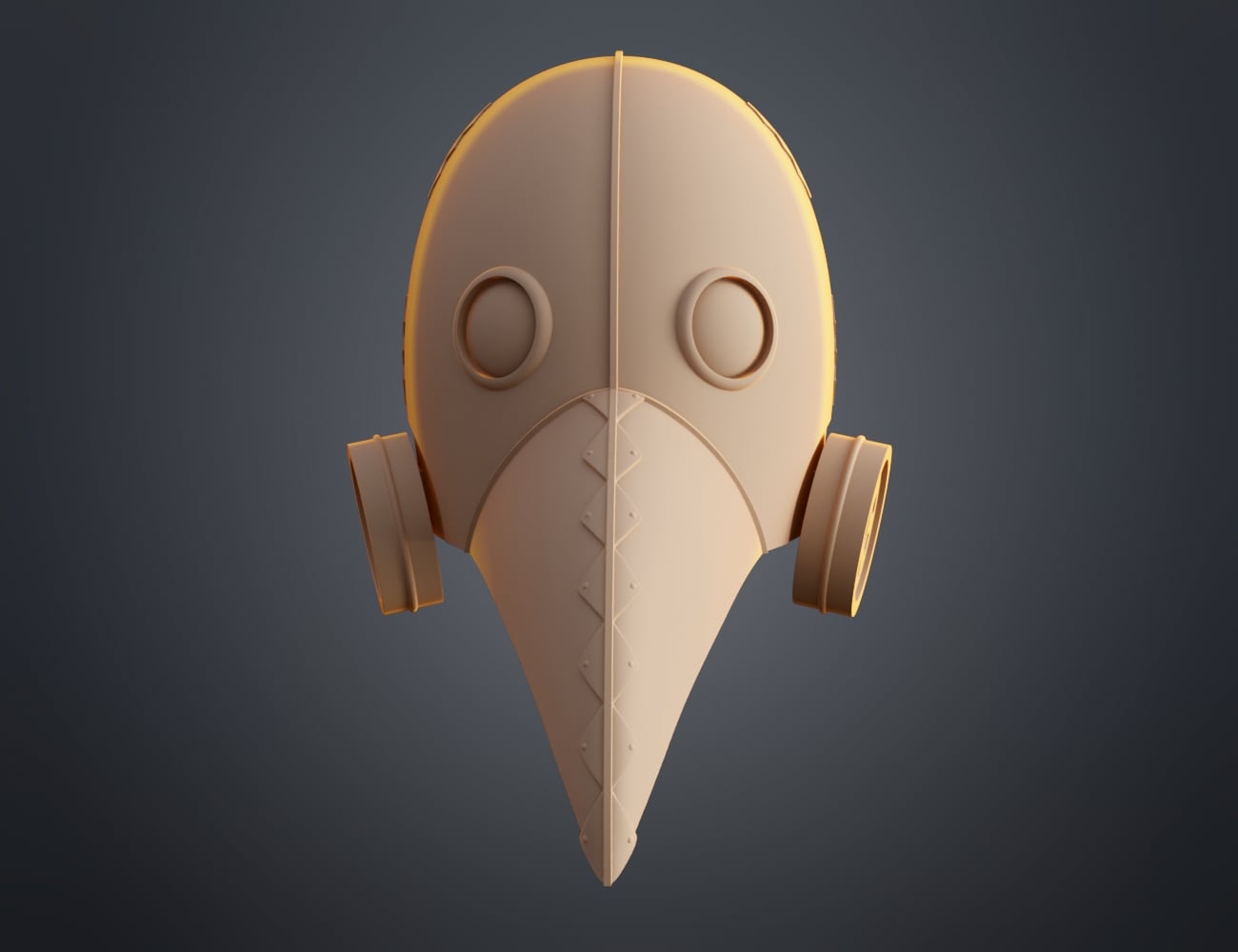 Galgali Fiend Mask - Chainsaw Man 3d model