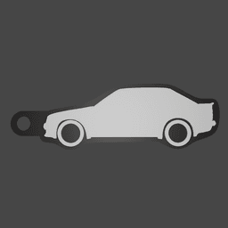 Ford Escort RS Turbo Keychain 3d model