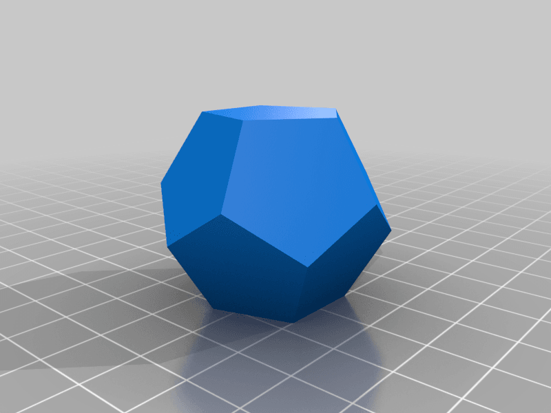 Dodekaeder 3d model
