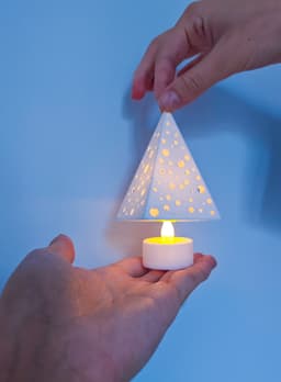Christmas tree candles 3d model
