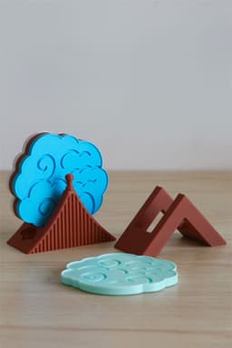 Cloud Coaster 001 V2 Rimmed 3d model