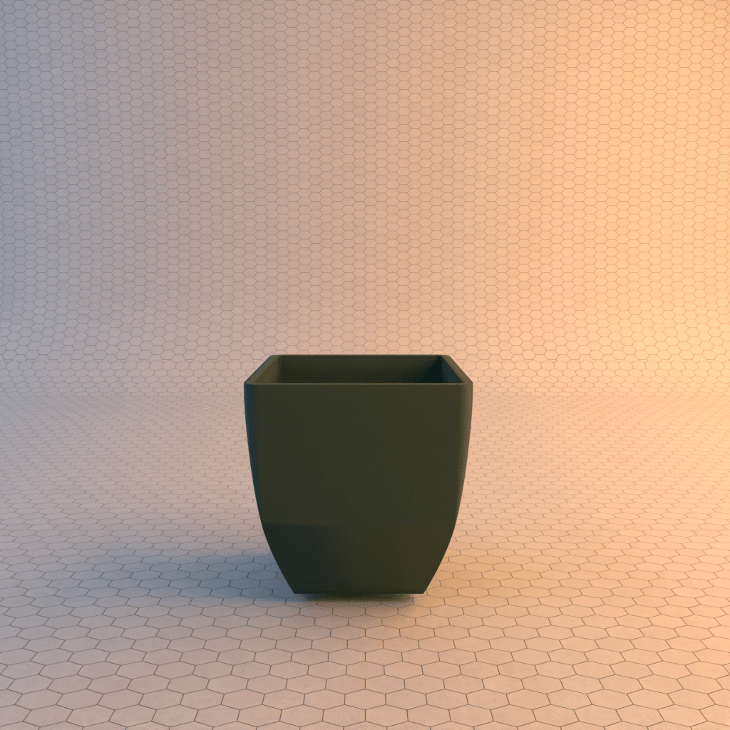 simple vase pot planter free 3d model