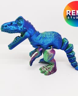 Flexi T-Rex Dinosaur | Articulated Trex NO support 3d model