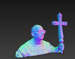 PopeLeo XIV 3d model