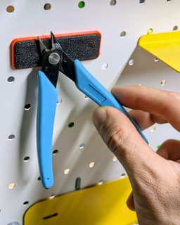 EZPZ Mini Magnet Strip Collection // 5 Rectangular Wall Mounted Magnets 3d model