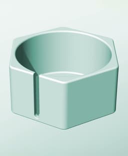 CH162-90-S Stacking slotted component box bin for makers 3d model