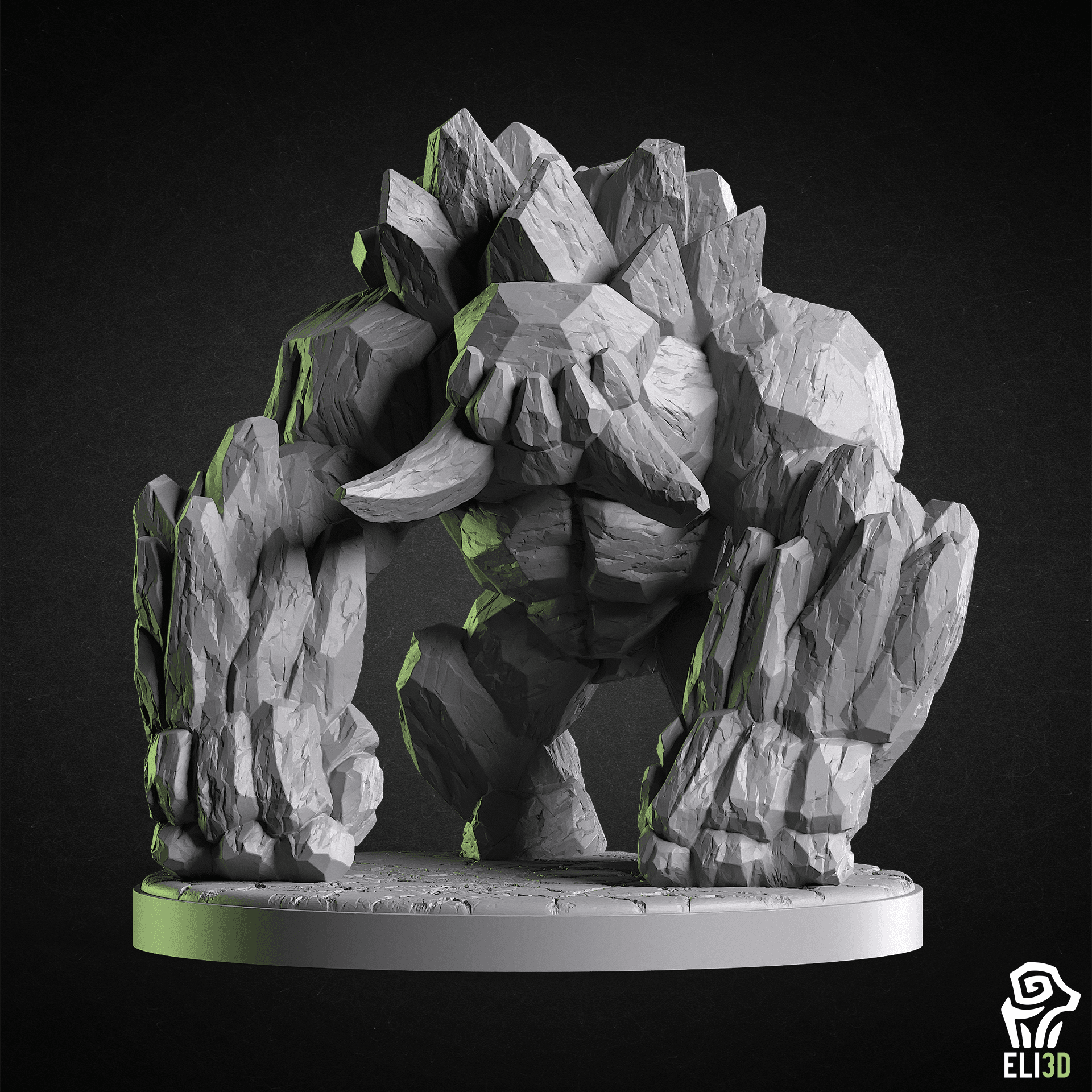 Stone Golems 3d model