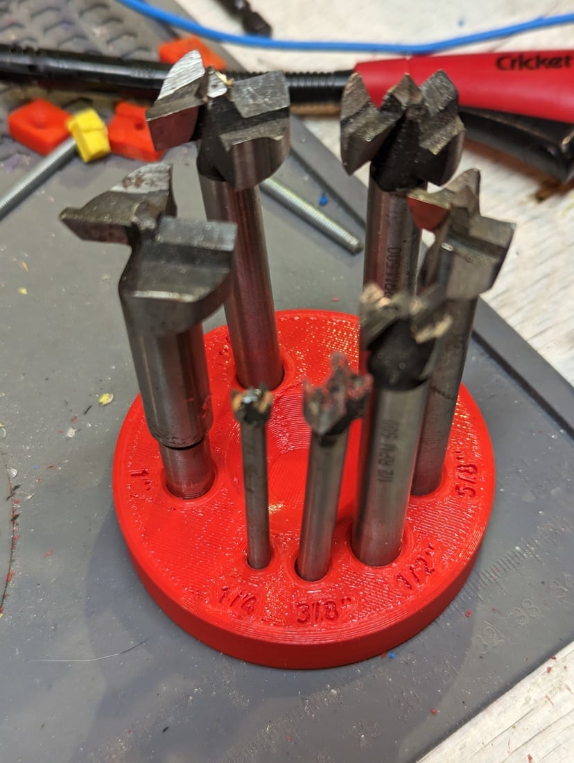 Forstner Bit Holder 3d model
