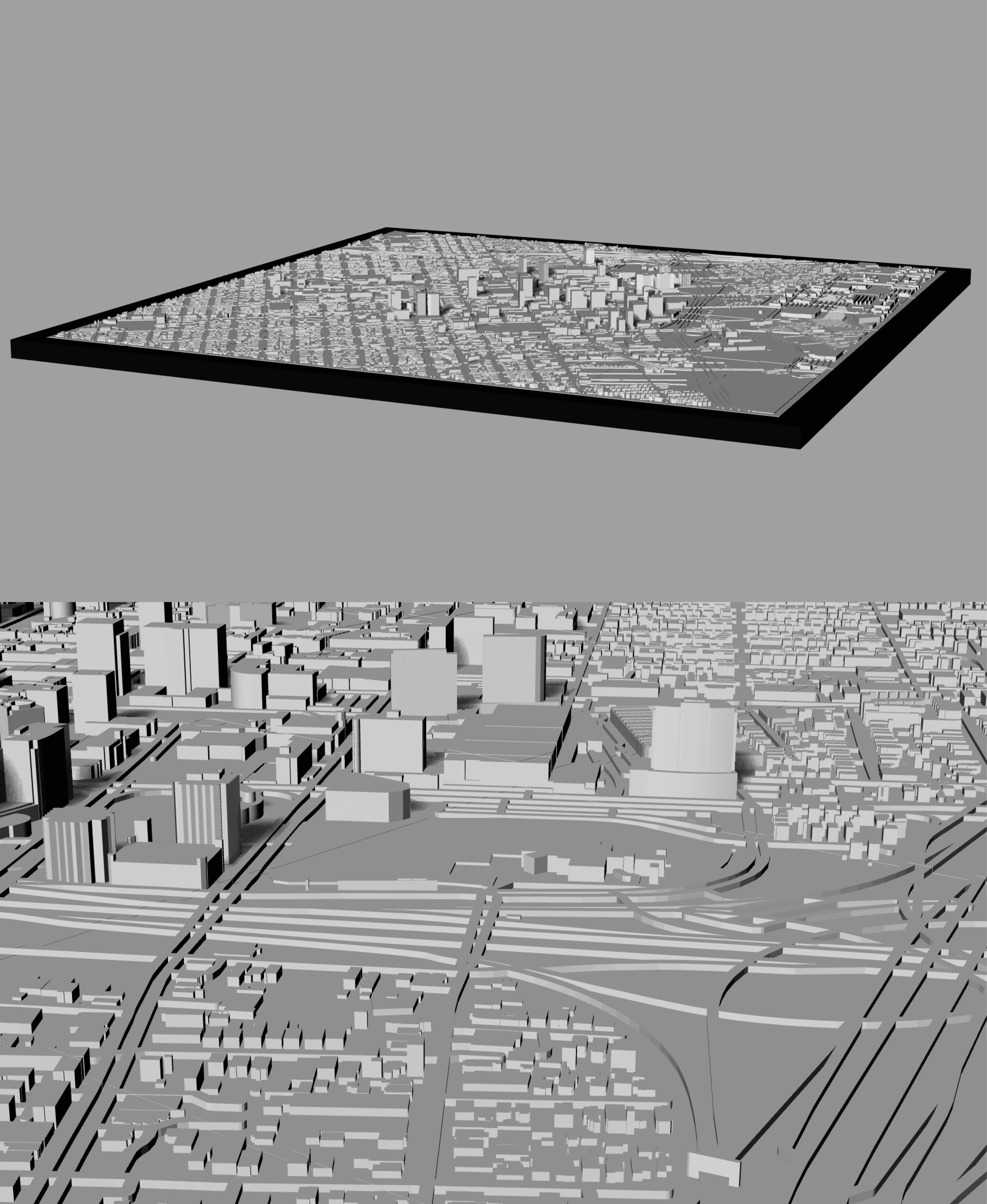 SAN JOSE, Skyline 3d map 3d model