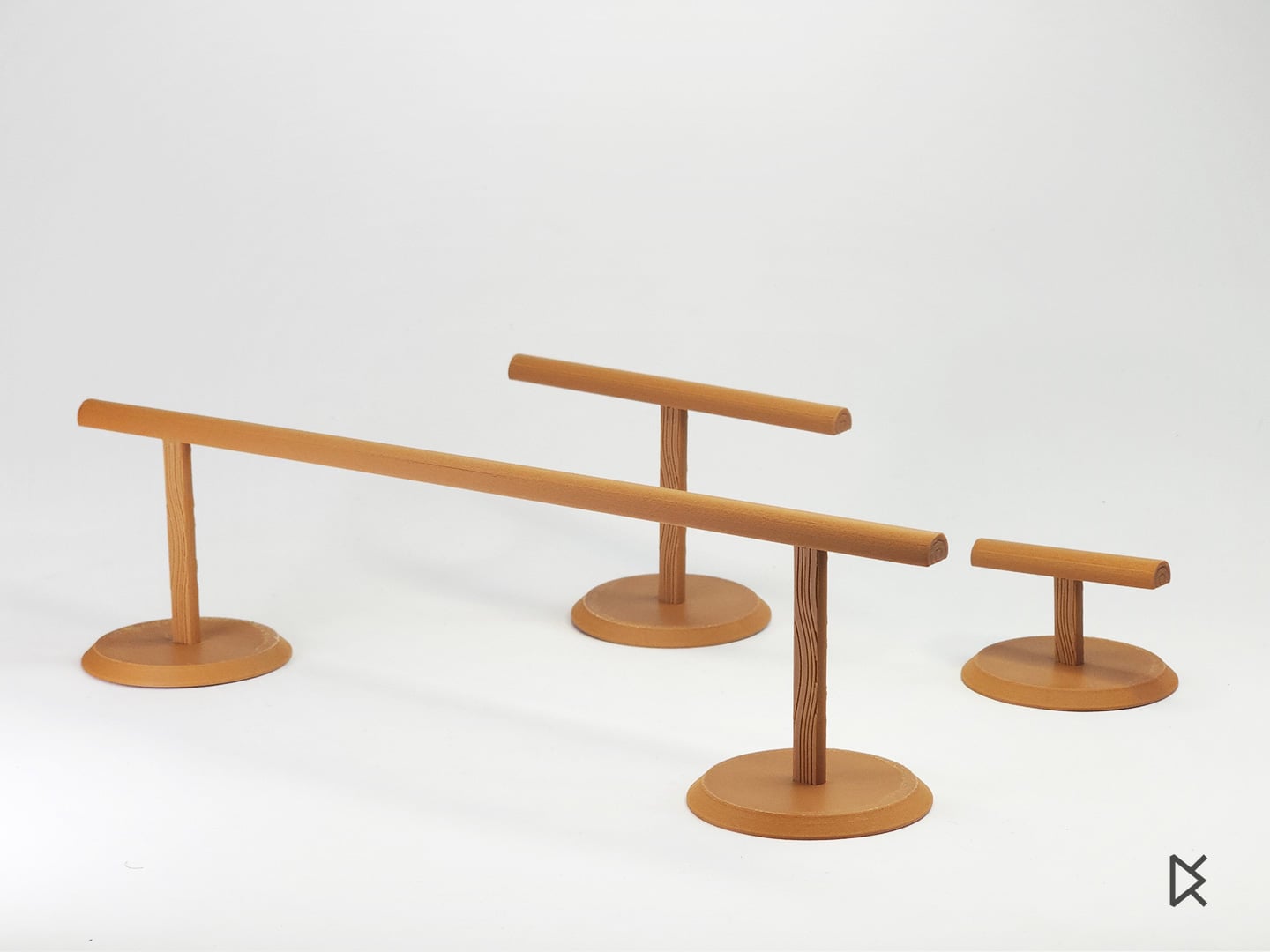 Perch Set for Fluffy Birds 3d model