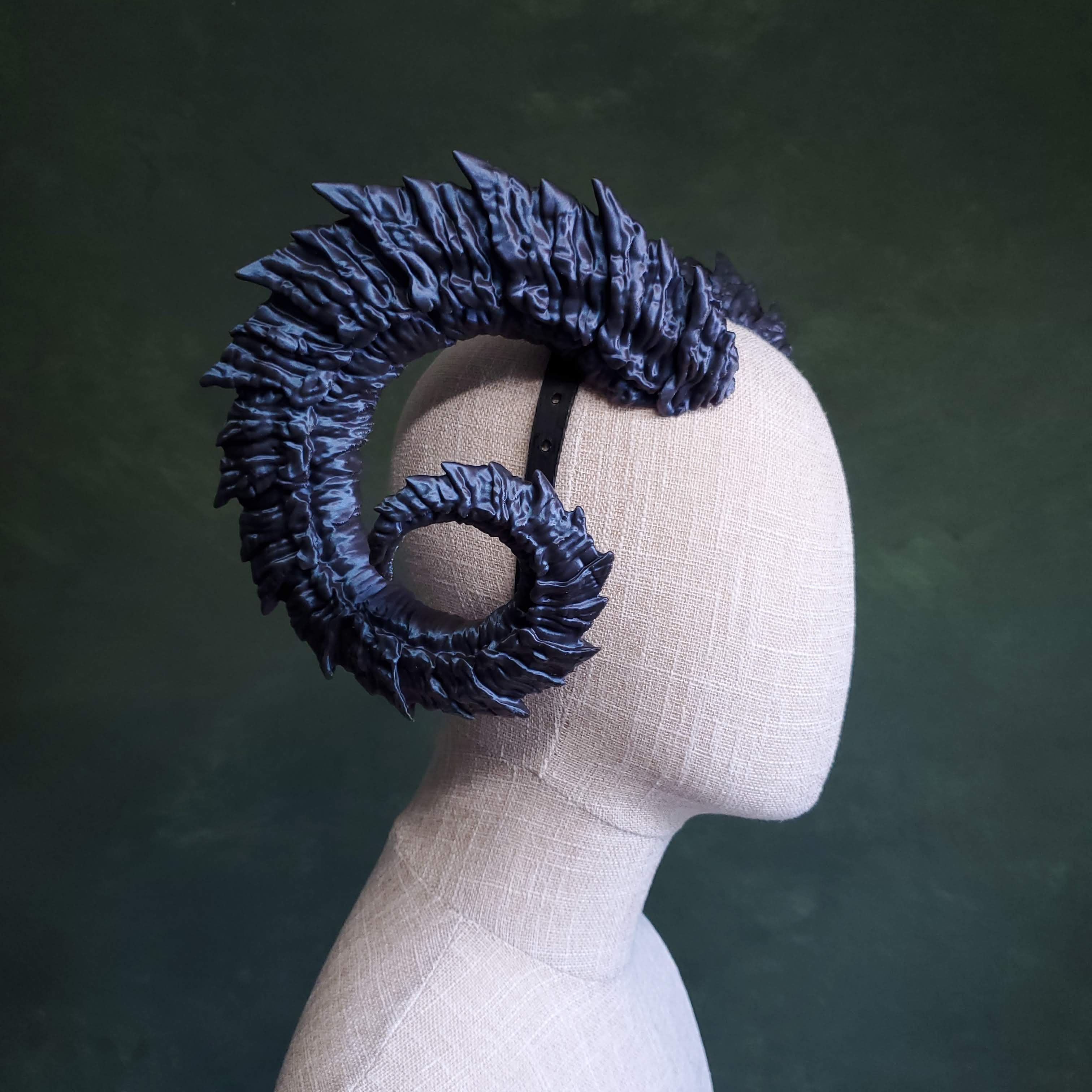 Pyrus | Spiked Curled Horns with Multiple Sizes 3d model