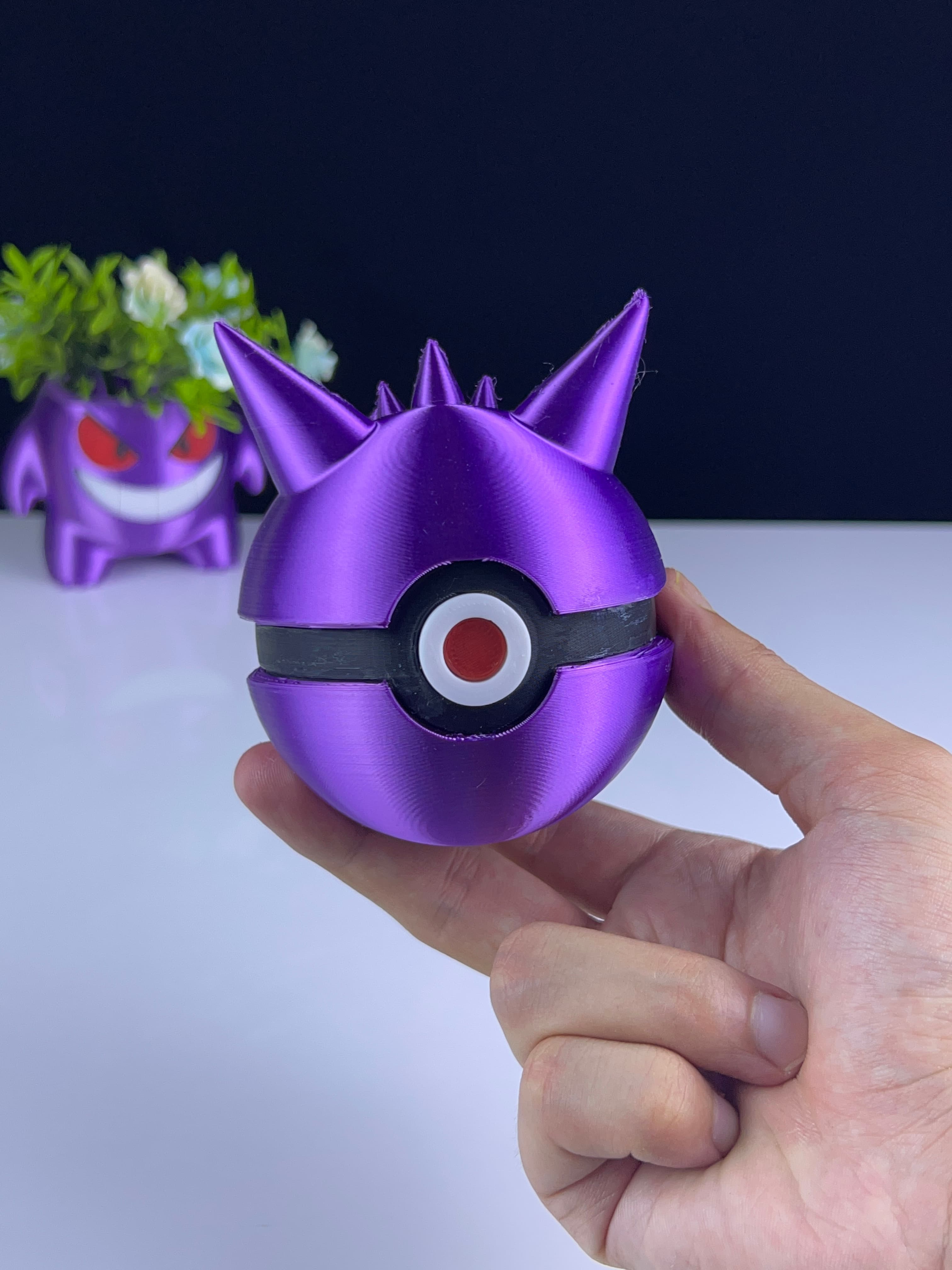 Gengar Pokeball - Multipart 3d model