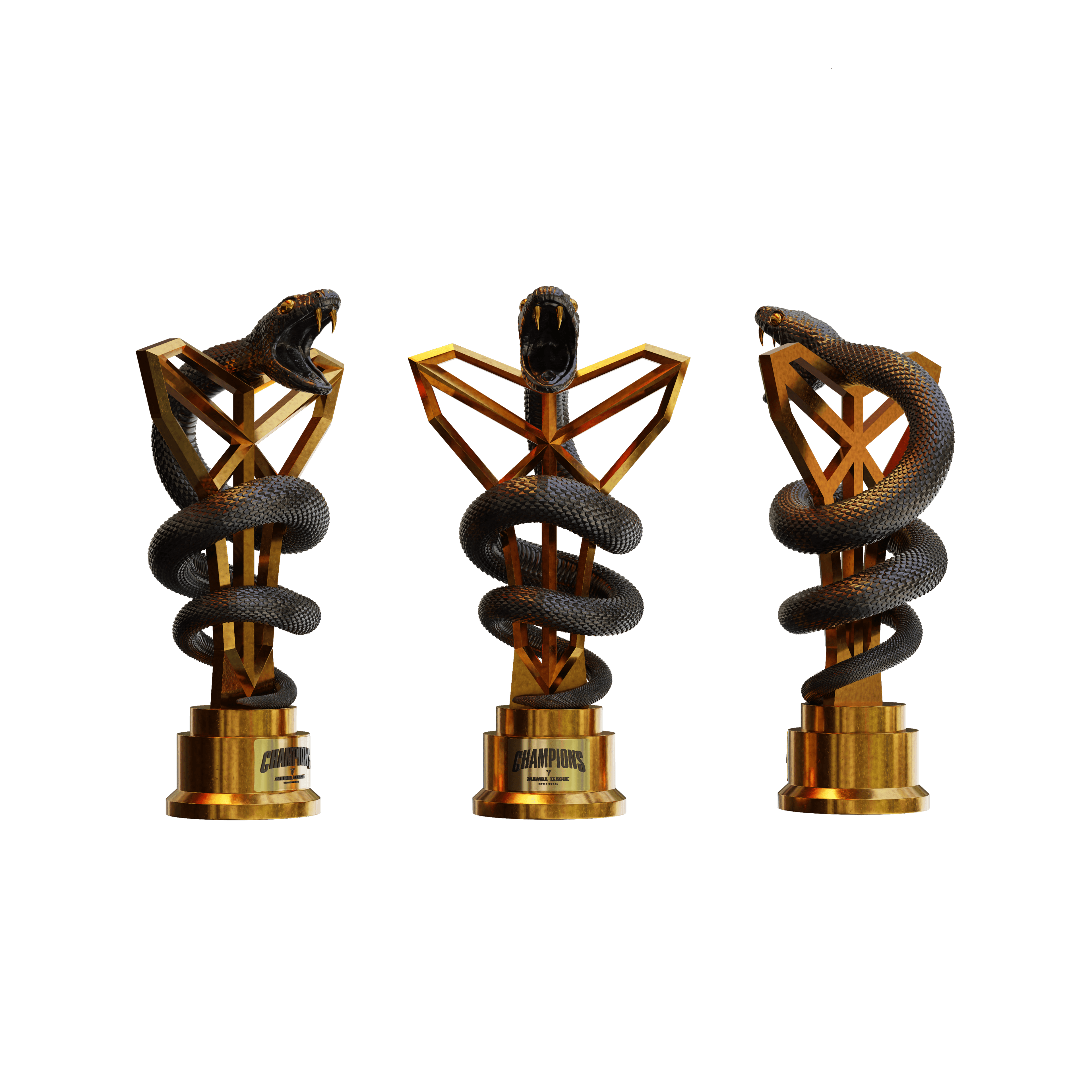 Kobe Mamba League Trophy 3d model