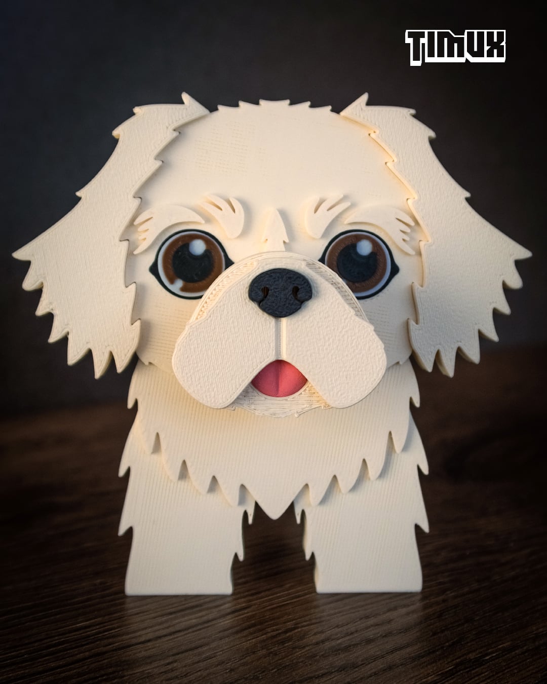 PEKINGESE GLASSES HOLDER 3d model