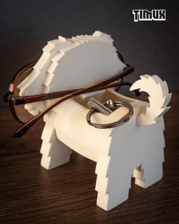 PEKINGESE GLASSES HOLDER 3d model
