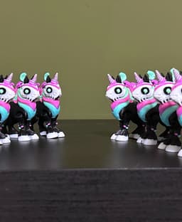 Mini Spooky Unicorn 3d model