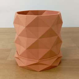 Pots de fleurs "Delta" 3d model