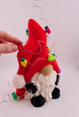 Christmas Light Gnome 3d model