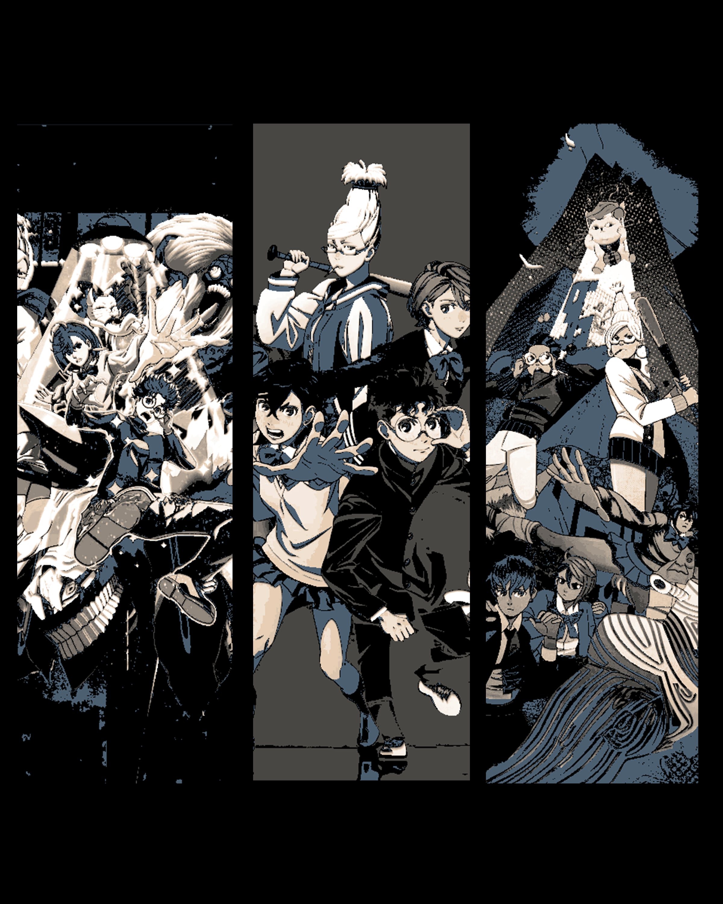 Fan art set of Bookmarks - DanDaDan Anime Poster Designs 3d model