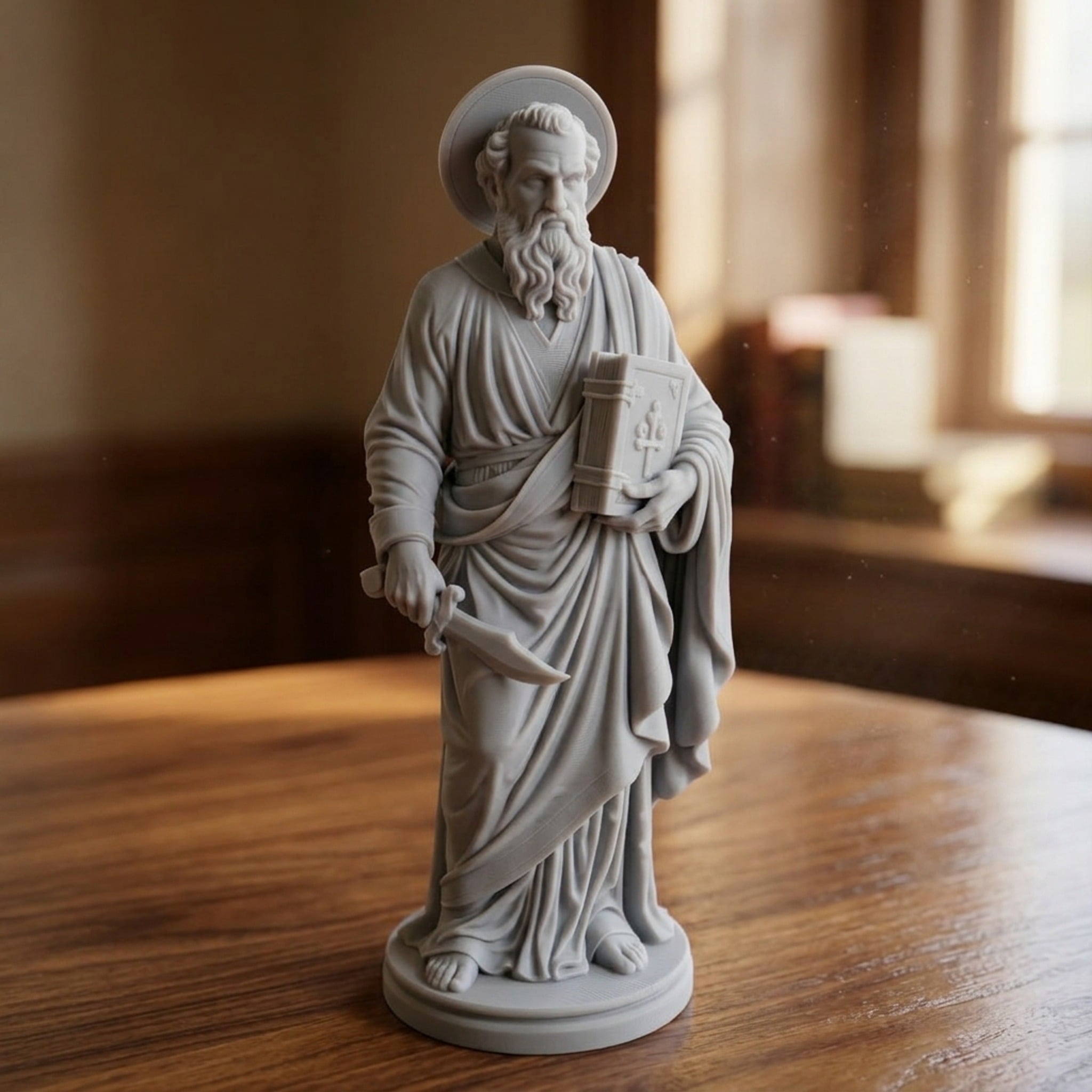Saint Bartholomew Statue 3d model