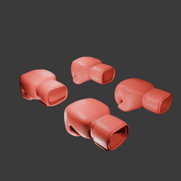 Boxing Gloves 3d model