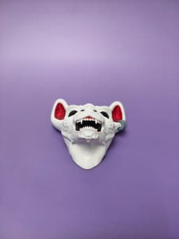 Punk Bat Magnet 3d model