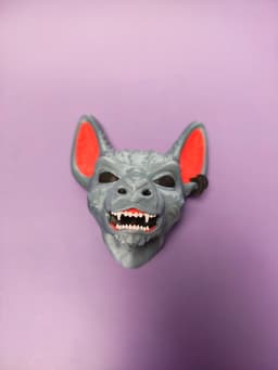 Punk Bat Magnet 3d model