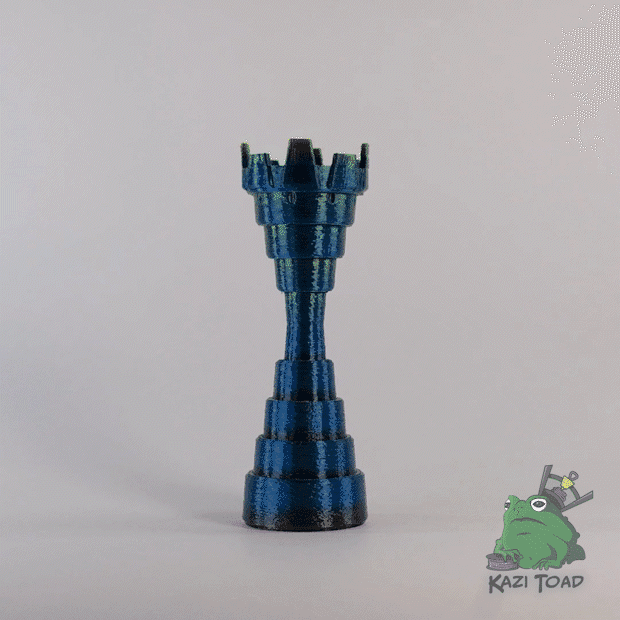 Telescoping Chess Set (Pieces and Simple Case Only) 3d model