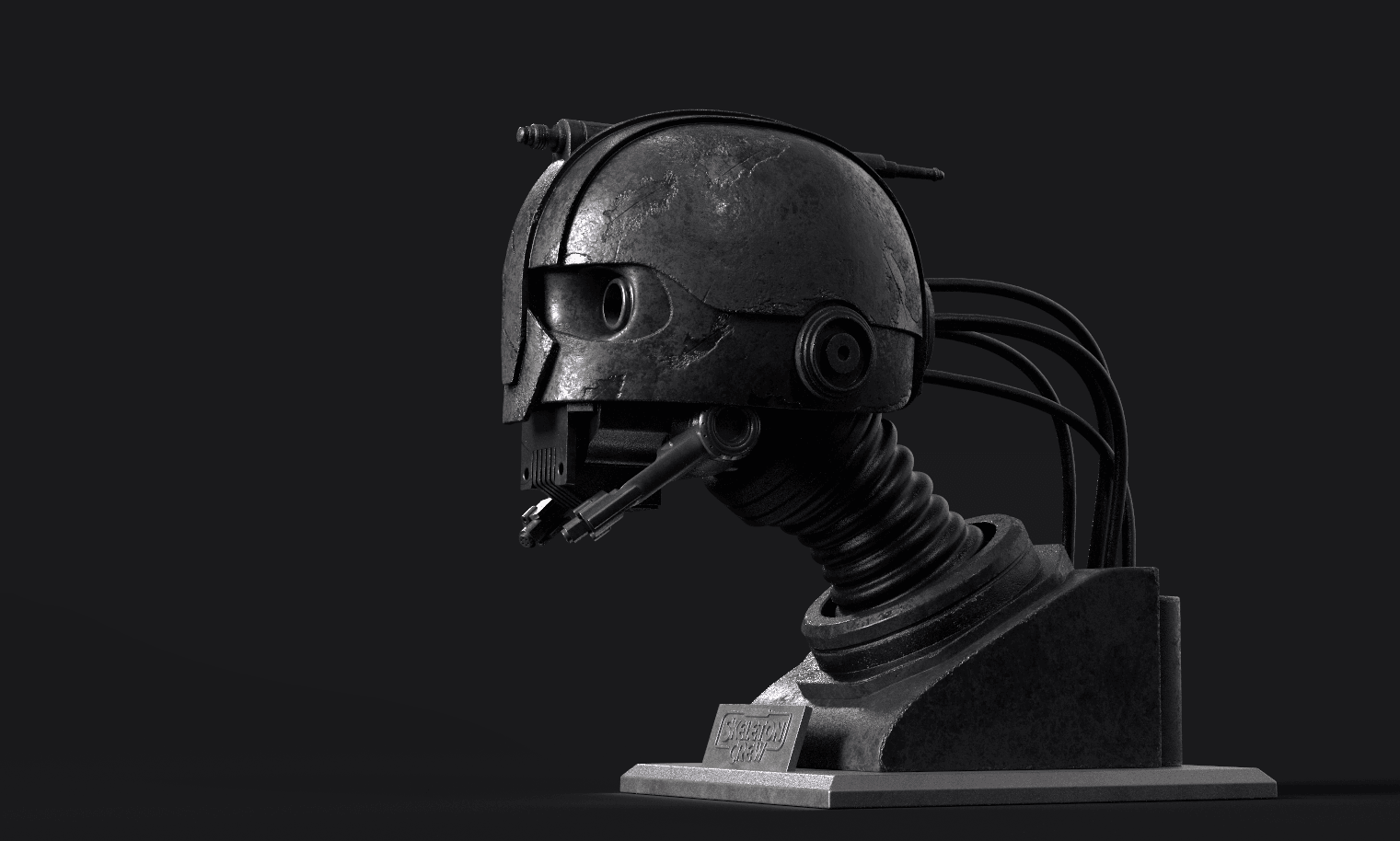 SM-33 Bust 3D Model STL File 3d model