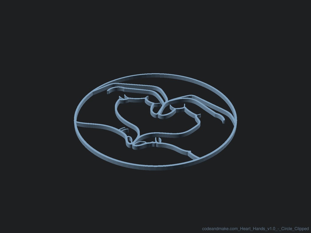 Heart Hands 3d model