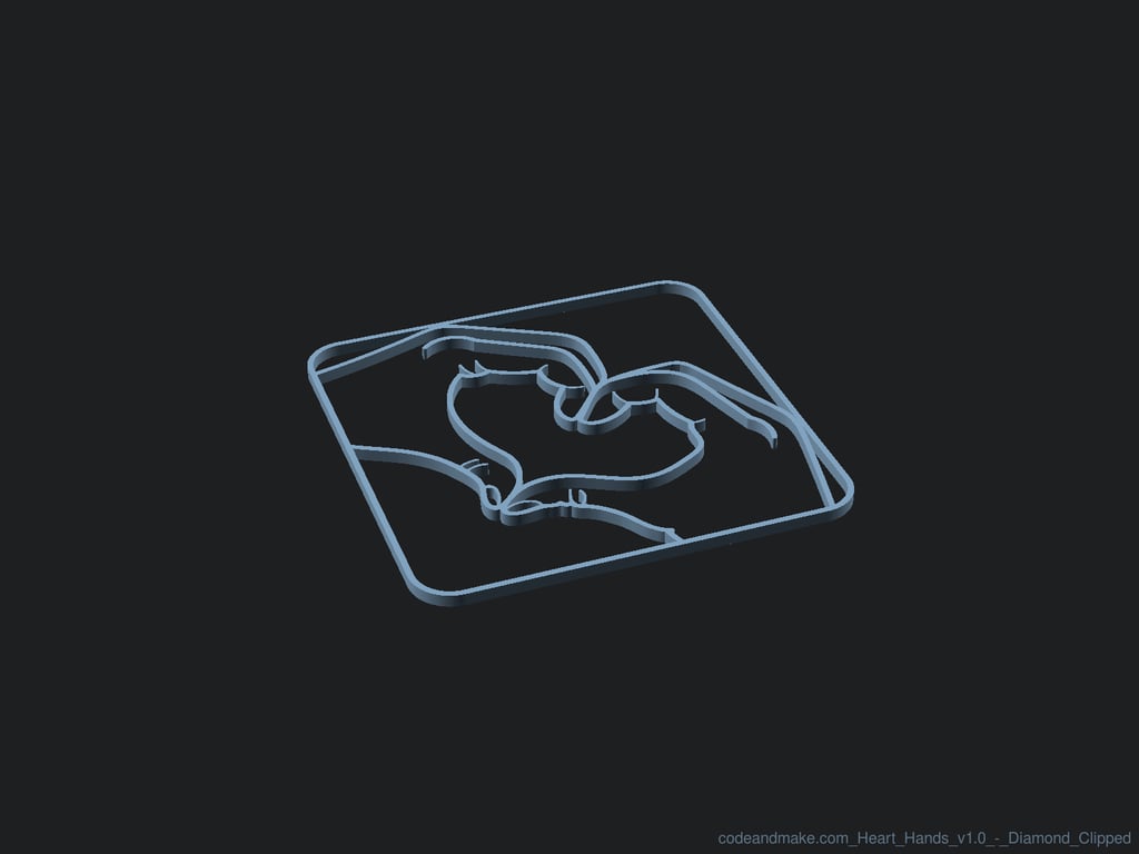 Heart Hands 3d model