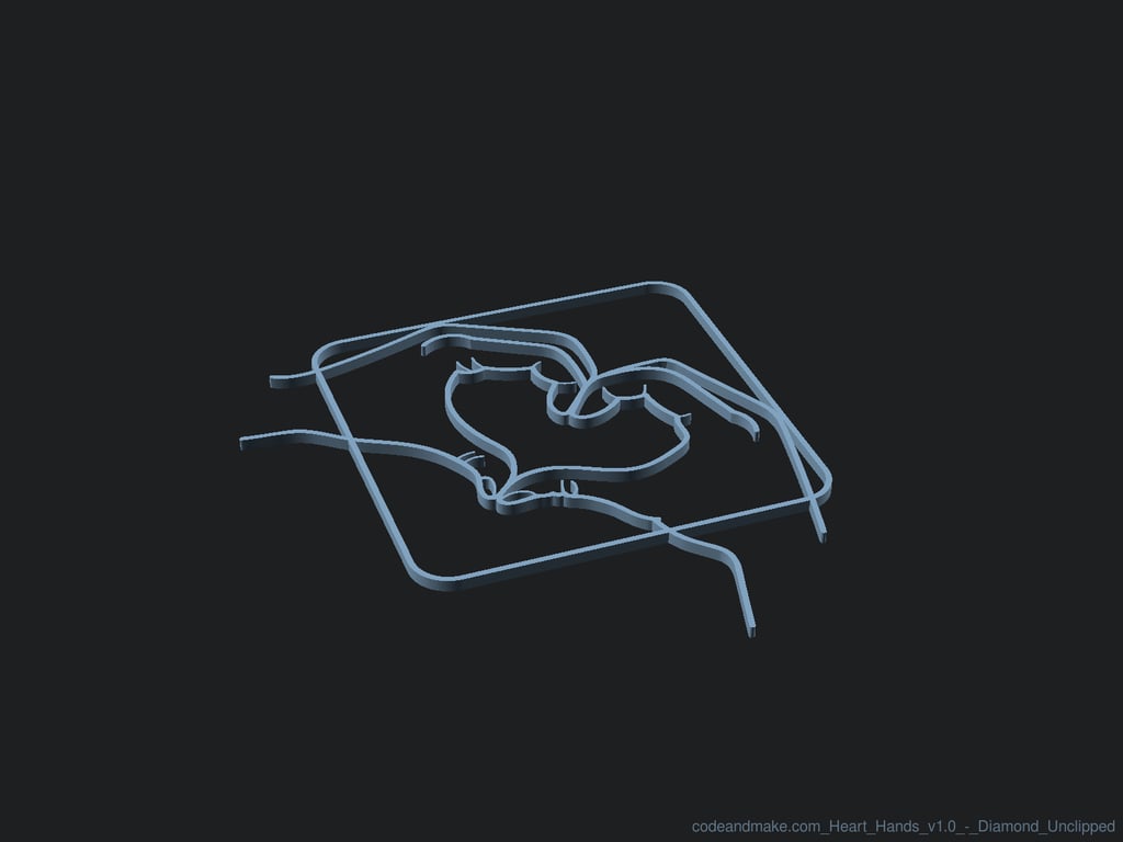 Heart Hands 3d model