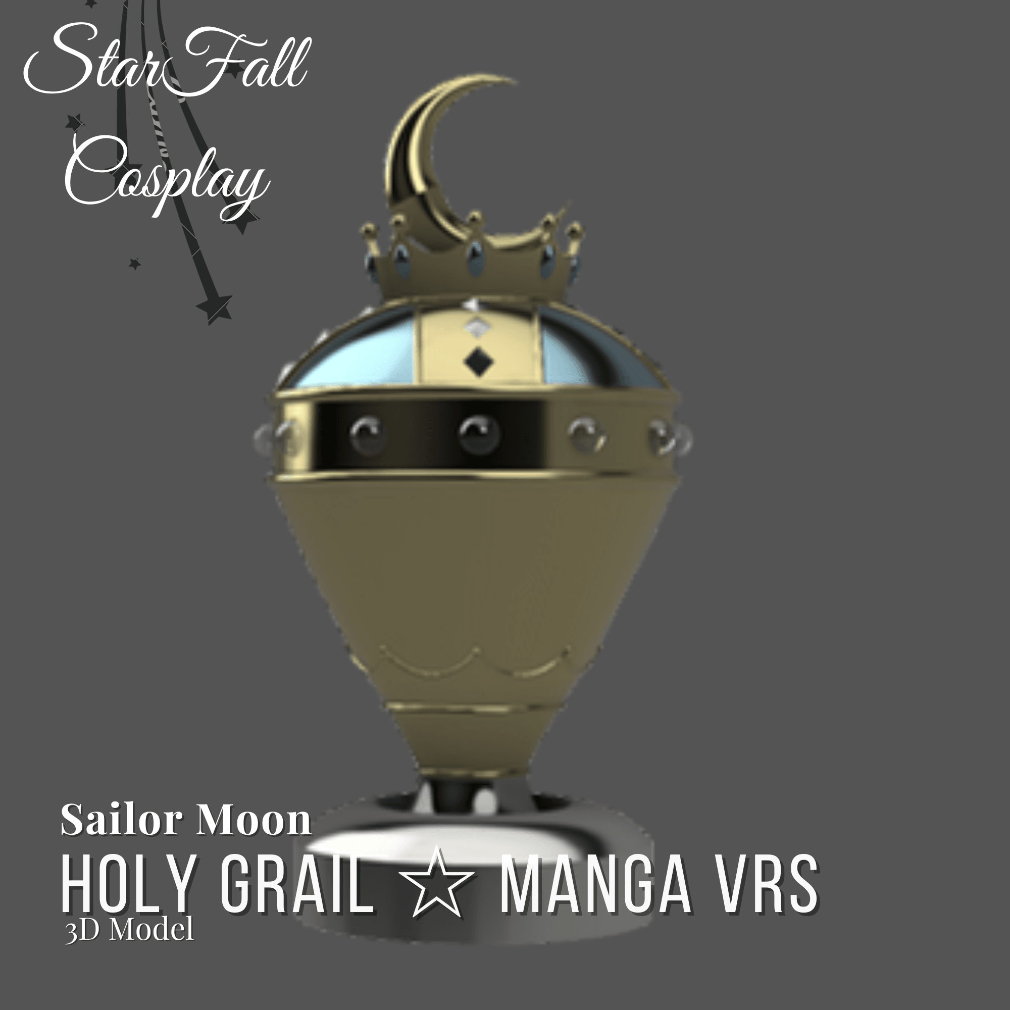Holy Grail Sailor Moon Manga Version 3d model