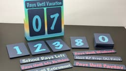 Modular Magnetic Countdown | Days Left (Pro Version) | R7Makers 3d model