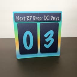Modular Magnetic Countdown | Days Left (Pro Version) | R7Makers 3d model