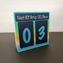Modular Magnetic Countdown | Days Left (Pro Version) | R7Makers 3d model