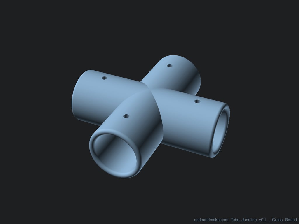 Tube Junction 3d model