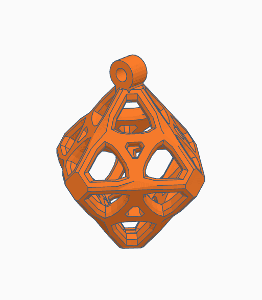 keychain 123 3d model
