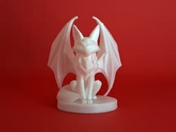 Bat Fox - Fantasy sculpture - Support free 3d model