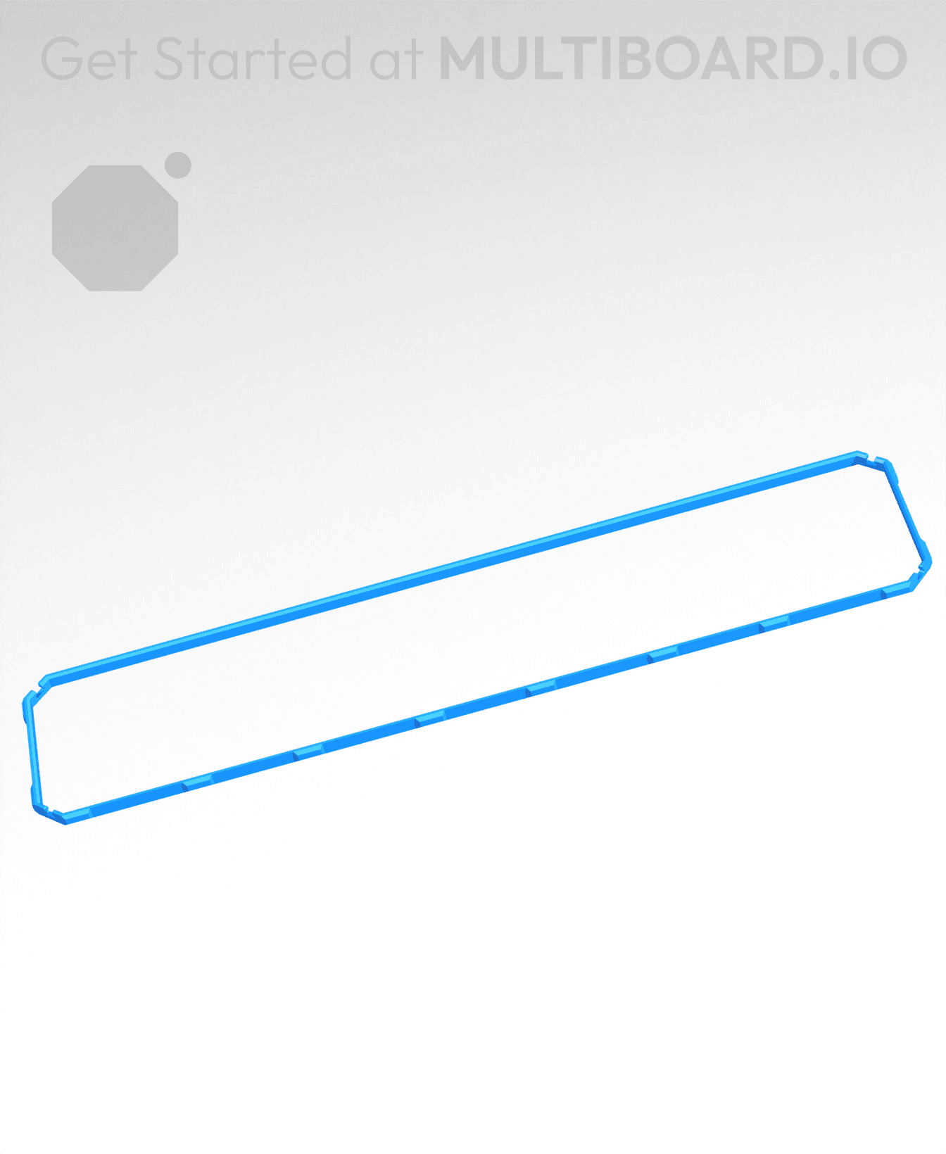 4x1 - Top Click Rim 3d model