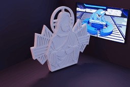 Jesus 2d.stl 3d model
