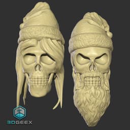 Mr. & Mrs. Claus 3d model