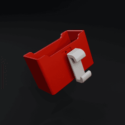 Crocs compatible cigarette box holder 3d model