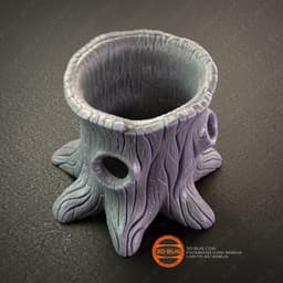 Tree Stump Pen Holder 3d model