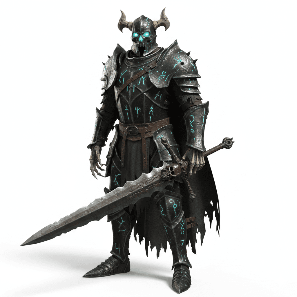 Crypt Walker Gothic Knight Warrior 3d model