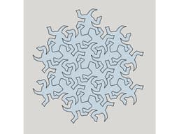 Escher's Lizard in 3D or Hagedis 3d model