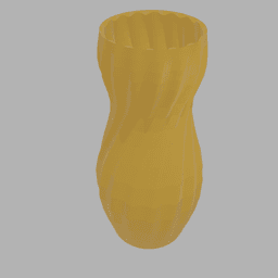 Hourglass Shaped Vase 3d model